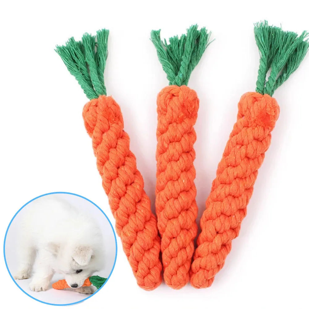 Carrot Rope Chew Toy