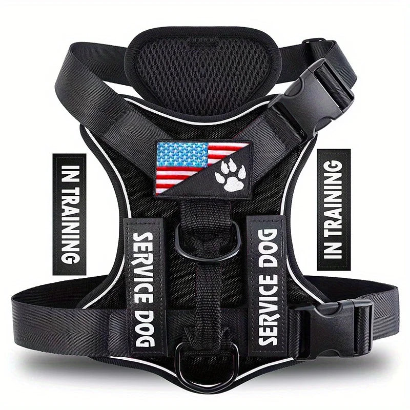 Reflective Service Dog Harness