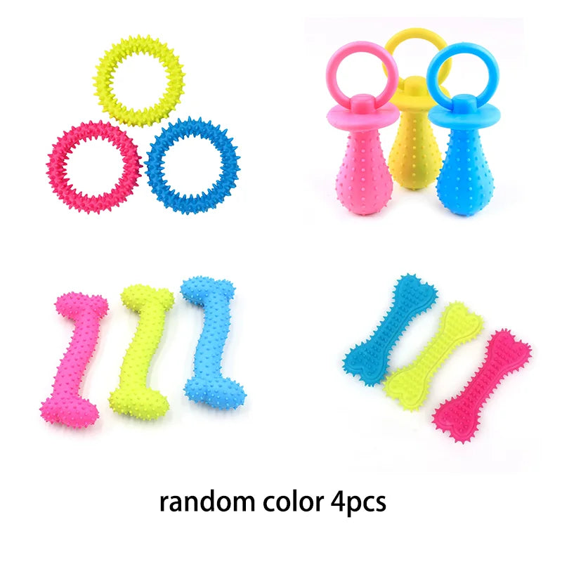 TPR Puppy Chew Toy Set