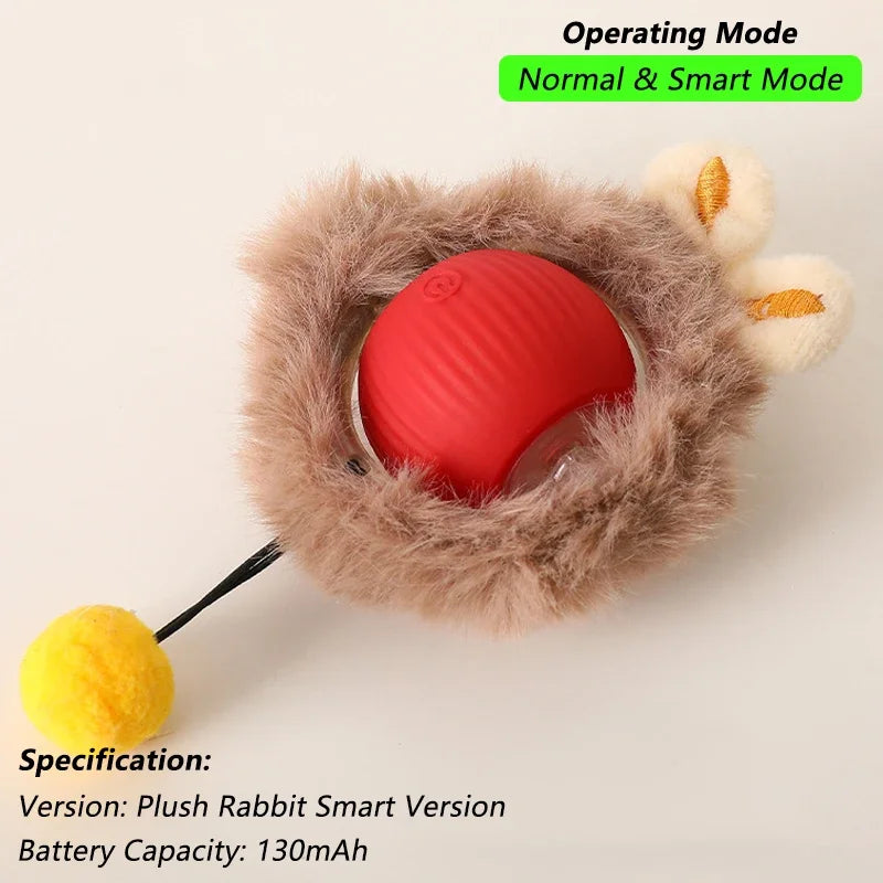 Interactive Rolling Cat Ball