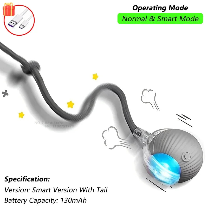 Interactive Rolling Cat Ball