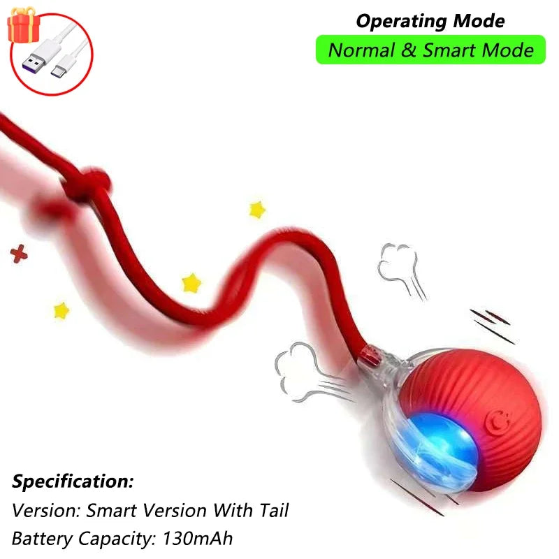 Interactive Rolling Cat Ball