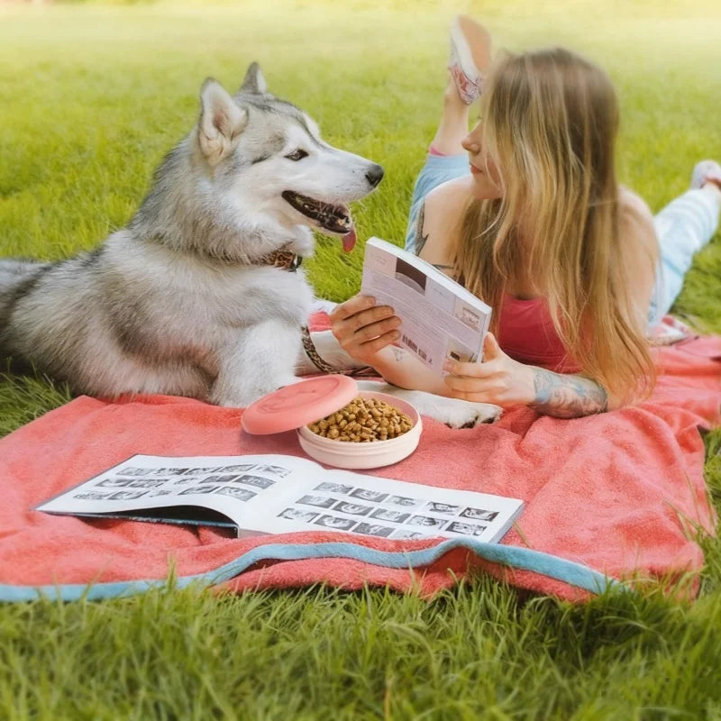Travel Pet Food & Water Bottle