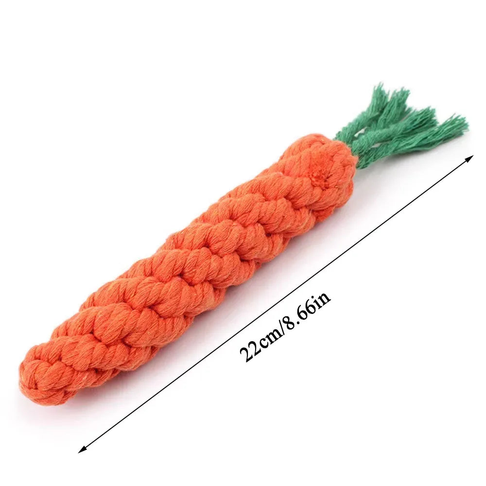 Carrot Rope Chew Toy